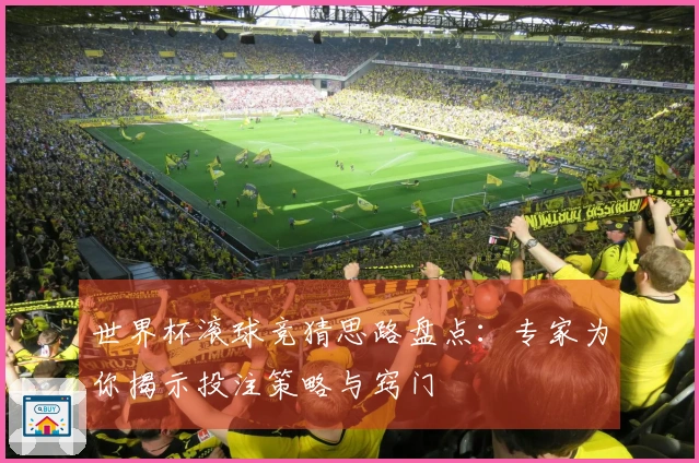 世界杯滚球竞猜思路盘点：专家为你揭示投注策略与窍门